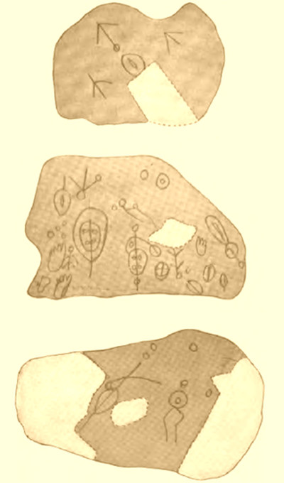 Sketches of Track Rock by&nbsp;James Mooney. 