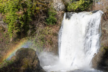 The Woods Creek Hydro Projects lovely waterfall