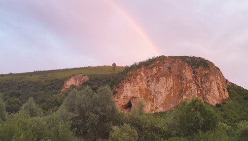 Chagyrskaya Cave, southwestern Siberia, Russia.